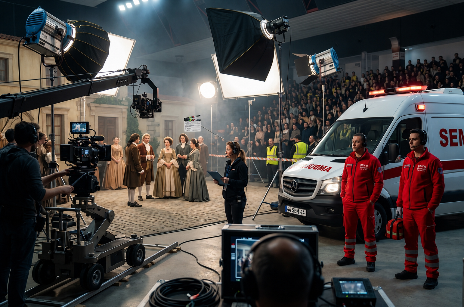 Film ve dizi seti ambulans